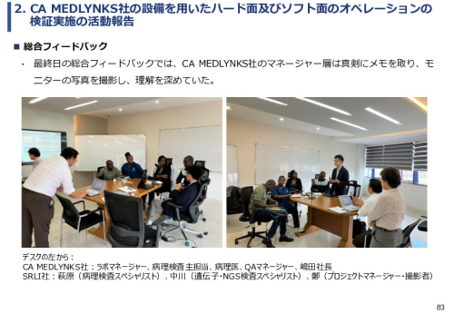 令和６年度「ケニアにおけるがん診断アクセス普及のための基礎プロジェクト」事業報告書